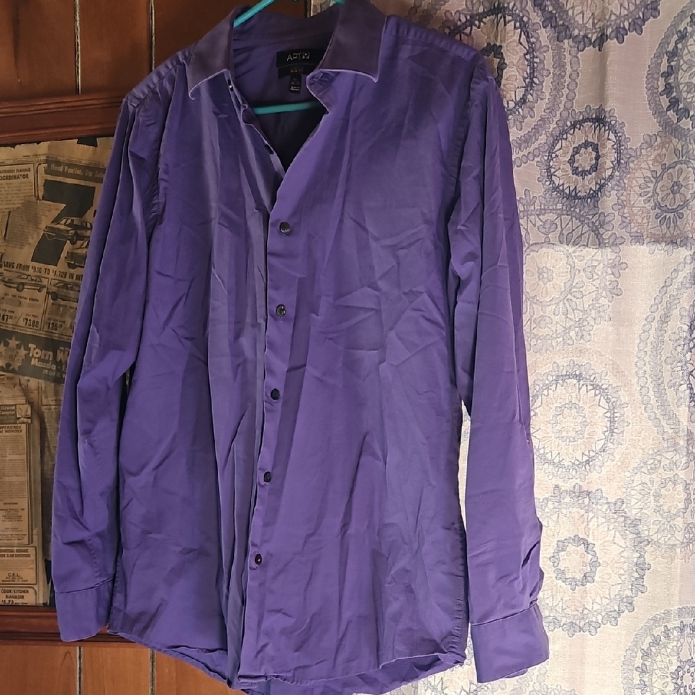 Apt. 9 Men's Rich Purple Dress Shirt